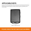 Zine Alloy Leather Car Key Case Shell Cover For Volvo S60 S90 Xc40 Xc60 Xc90 V60 V90 Polestar 1 Polestar 2 Protector Accessories
