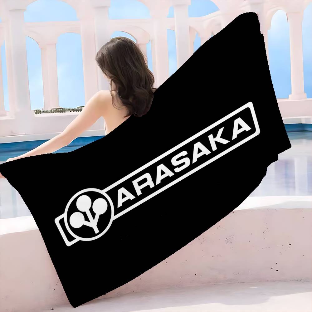 A-Arasaka C-Corporation Logo Microfiber Printed Beach Towel Mountain Climbing Yoga Beach Swimming Running Absorbent Soft Towel