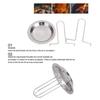 Non-stick Stainless Steel Chicken Grill Stand Food-Grade Roaster Stand With Drip Pan For Chicken Chicken Holder For Oven New