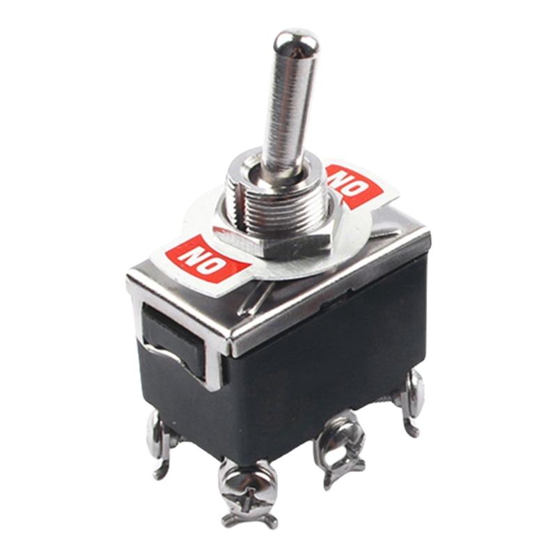 EIN-AUS-EIN / EIN-EIN Miniatur-Kippschalter Netzschalter Auto Boot 250V 15A 2/3/4/6-polige Kippschalter