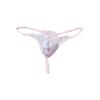 Low Waist Men's Lace Thong Transparent T-back Briefs Men Breathable Mesh Sheer Panties  Role Play