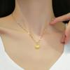 Fashion Shell Starfish Pearl Pendant Necklace for Women Stainless Steel Zircon Heart Clavicle Chain Summer Beach Jewelry Gift