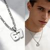 Punk Retro Style Minimalist Versatile 67 Sports Jersey Digital Pendant Casual Fashion Necklace