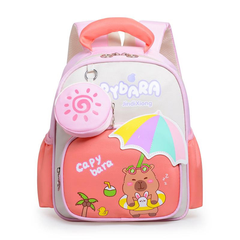School Bag Children's Kapibara Backpack Small and Medium Class Children's School Backpack Boys and Girls Bag