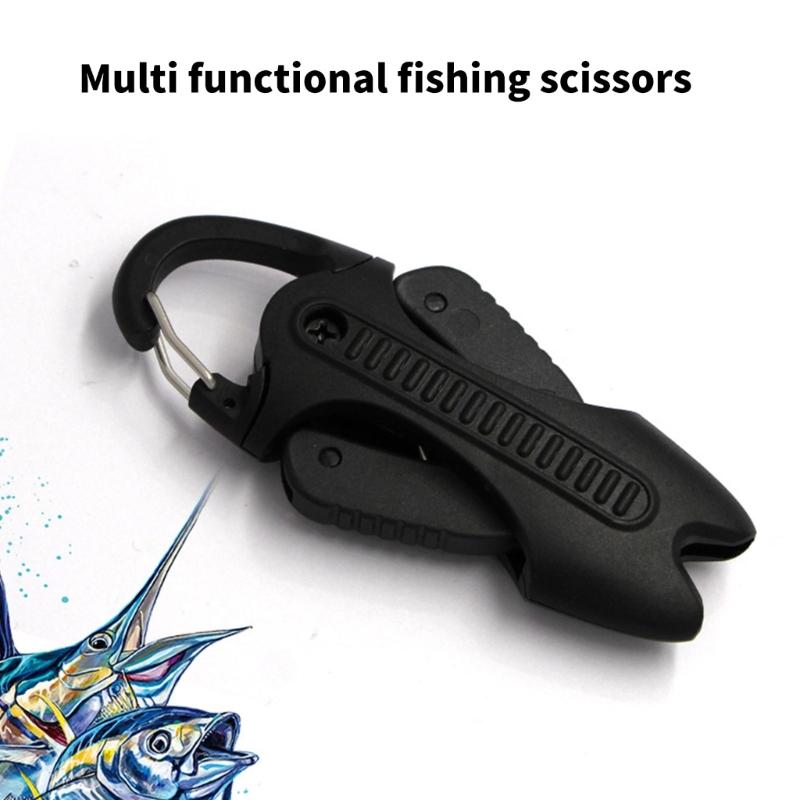 Portable Line Cutter Retractable Stainless Steel Braided Fishing Line Trimmer Fishing Line Scissors Fishing Accessories