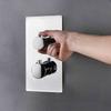 1 Set Concealed Thermostatic Shower Mixing Valve 177*72mm Scratch-Resistant Standard UK-G12 Threads Bathroom Faucet Accessories