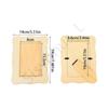 Wooden DIY Photo Frame Painting Photo Wooden Blank Photo Frame Vertical Postcard Frame Set Home Decoration Wedding Accents