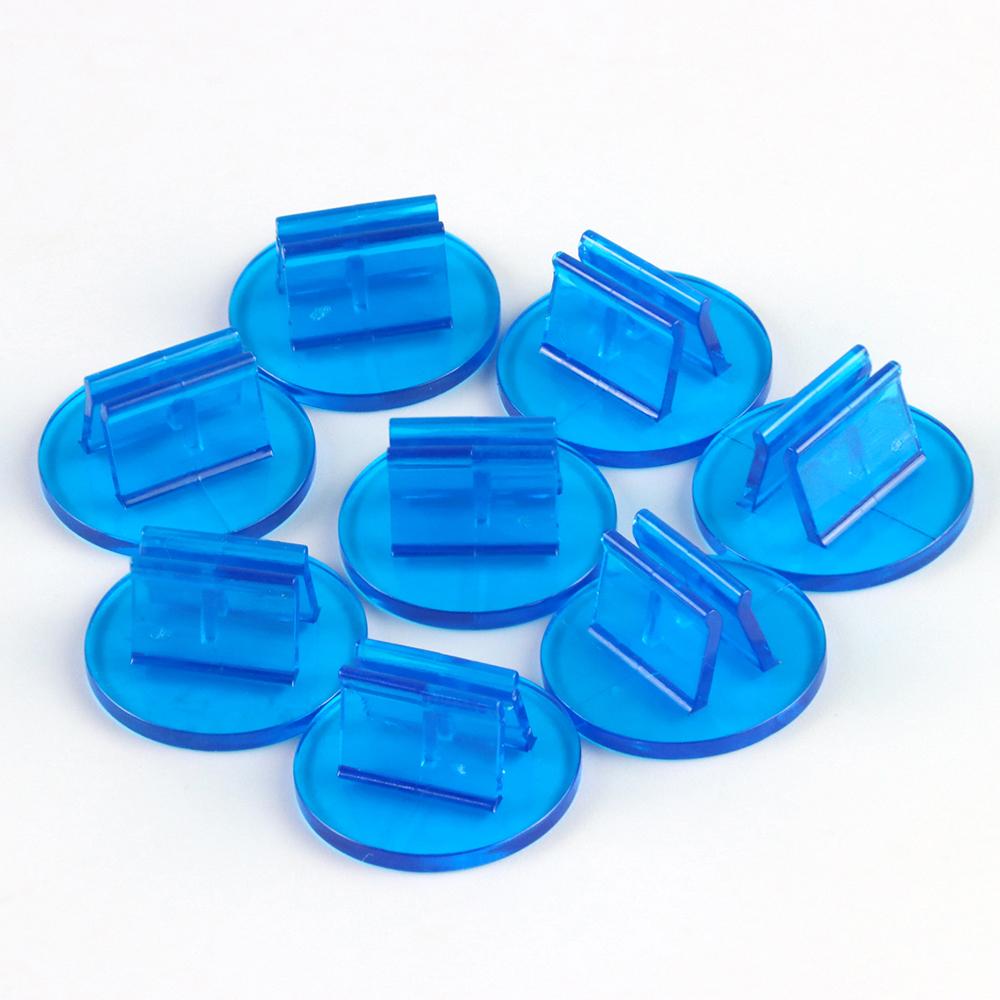 Card Holder Card Binder Clips Transparent Card Holder Various Colours Available Fitting 2MM Cardboard for Board Game Accessories