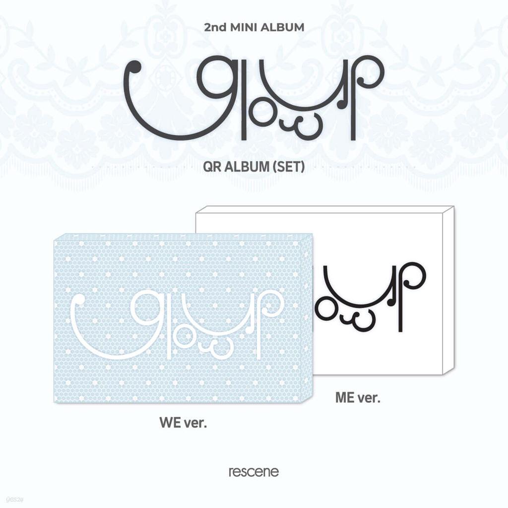 RESCENE (Lisenne) - 2nd Mini Album: Glow Up [QR VER.] [2 types SET]
