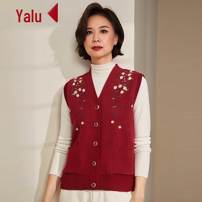 

Женский вышитый кардиган-жилет Yalu на весну/осень 4XL