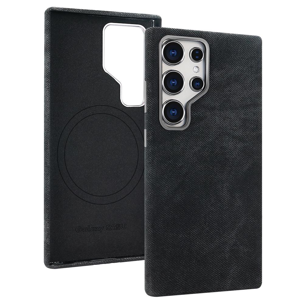 Vietao Microfiber Cell Phone Case S24U S25U Phone Cover For Samsung S26 Ultra With Magnetic Wireless Charging, Metal Camera Lens