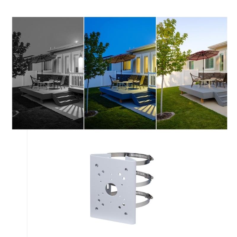 Universal Wall Mount Brackets with 6 Rings for CCTV Security Cameras PTZ Domes Indoor Outdoor Access Point