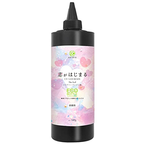 

Keratta Resin Liquid, Love Begins, Hard Type, UV-LED, Transparent, Clear, Koi-Regi (500g)