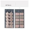 Pockets Hanging Bag Socks Bra Underwear Rack Hanger Clear Mesh Oxford Cloth Double Sided Hanging Bag Storage Organizer Bag