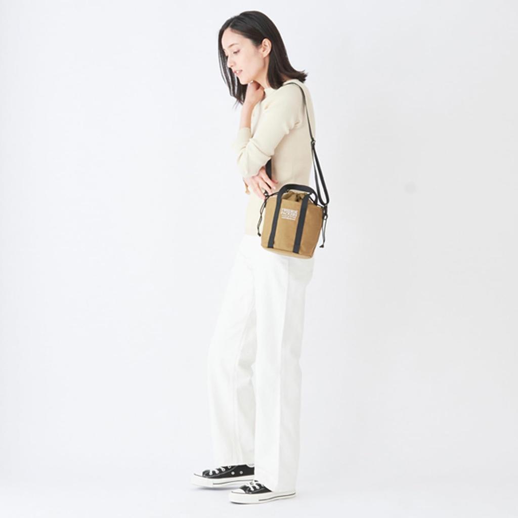 Fredrick Packers 1000D DRAWSTRING MINI Khaki TOTE, Women's,