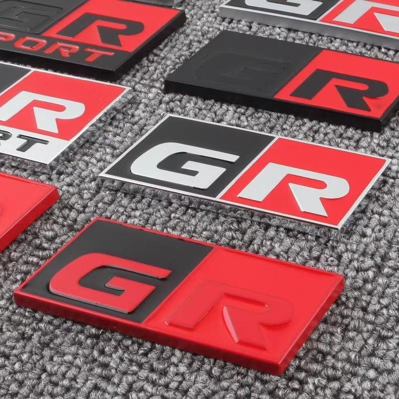 Toyota GR GRSPORT GR MN Metalowy Emblemat Naklejka na Tylną Lampę