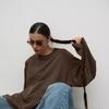 Basic Casual O-neck Cotton T-Shirts Women Autumn Long Sleeves Loose Tops Oversized Soft Versatile Solid Color Pullover