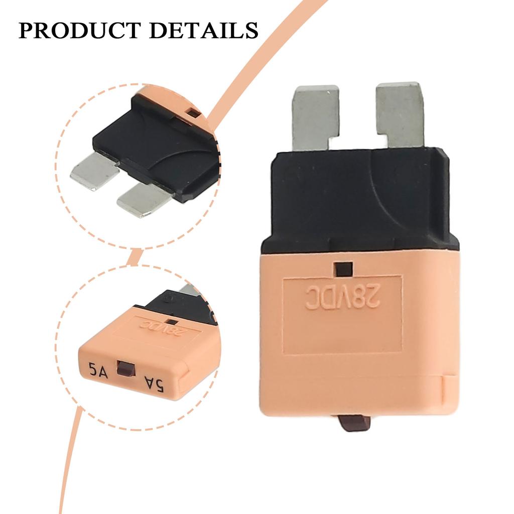 12V 24V Circuit Breaker Blade Fuse Resettable 1PCS 530A Auto Thermal Reset for Standard Automotive and Marine Use Circuit Breaker 6