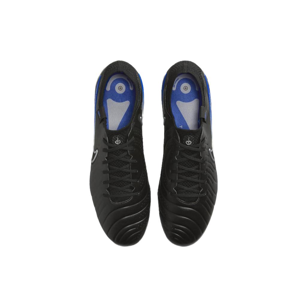 Nike Tiempo Legend 10 Elite FG Shadow Pack Unisex Sneakers Black Hyper-Royal Chrome DV4328-040