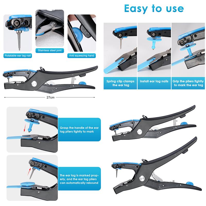 1Pcs Ear Tags Cutting Pliers Ear Tag Pliers Cattle Sheep Farm Breeding Animal Husbandry Identity Recognition Tool Veterinarian