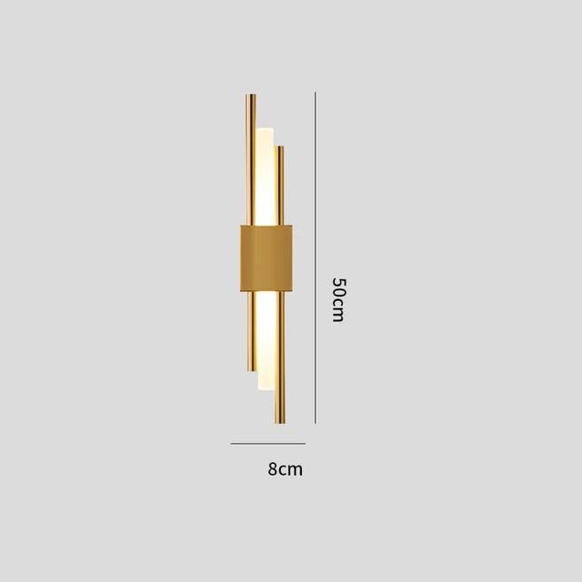 Modern Creative Strip Led Wall Lights Minimalist Bedroom Bedside Wall Sconce Led Light Living Room TV Sofa Background Wall Lamp