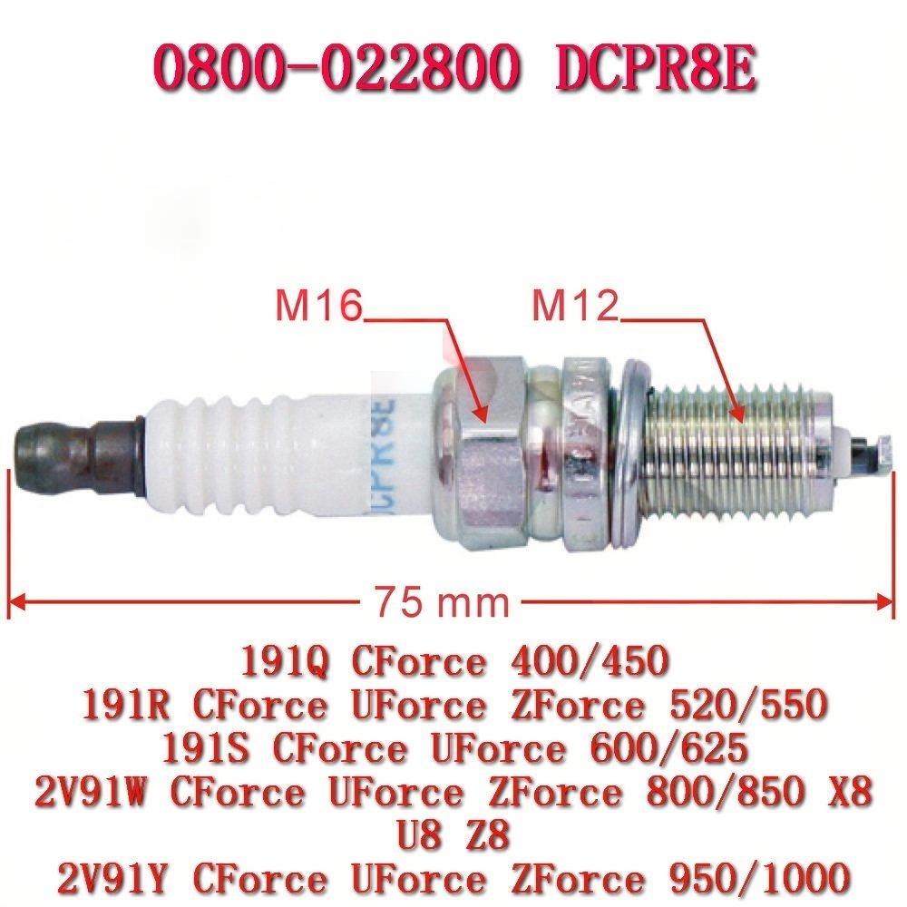 

Свеча зажигания в сборе для квадроцикла CF800/CF1000 X8/Z8/U8 Motorcycle Spark Plug