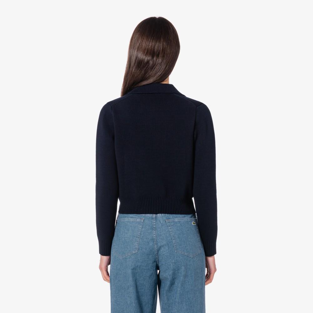 Lacoste Women's Double Jacket-Style Cardigan AF190E-56GHDE