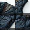 SNOWFLYING Men's V-Neck Lightweight Down Vest
