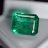 Natural Emerald Loose Gemstone Green Emerald Cut 8.10 Ct CERTIFIED Pendant Size AM-39