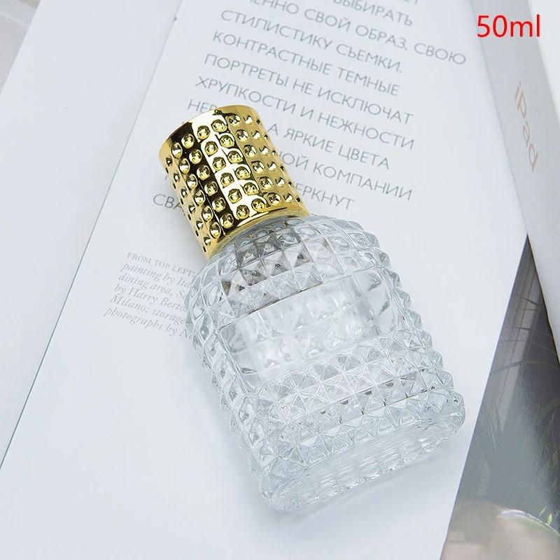 1/3Pcs 30ml 50ml New Style Pineapple Portable Glass Perfume Bottle With Spray Empty With Atomizer Refillable Bottles
