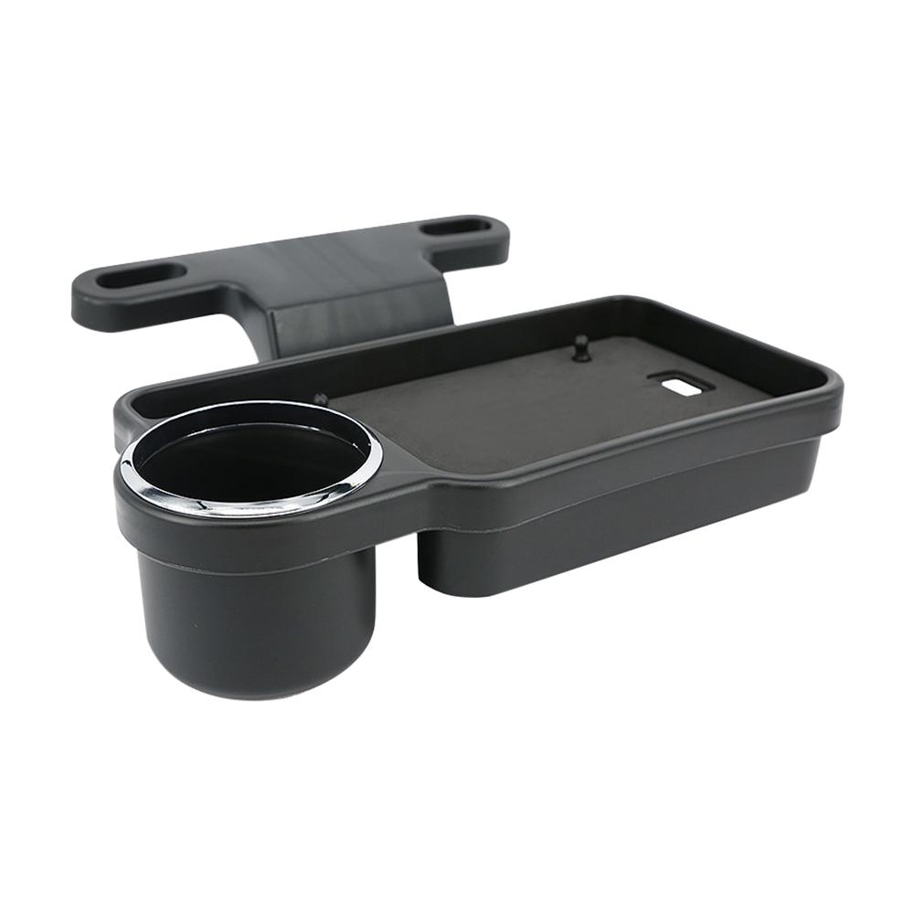 Car Rear Seat Cup Holder Foldable Back Seat Organizer Tray Car Plate Storage Rack Universal Auto Interior Accessories For Travel Daily Use