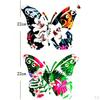 2pcs Handcrafted Butterflies Wall Decoration Sculpture Hanging for Bedroom Living Room Kitchen