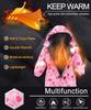 M2C Ski Snowboard and Perfect for Snow Size 130 Kids' Snowwear, Wear, One-Piece Jacket, Water-Repellent, Windproof, Cold-Proof, Girls' Play, Pink,