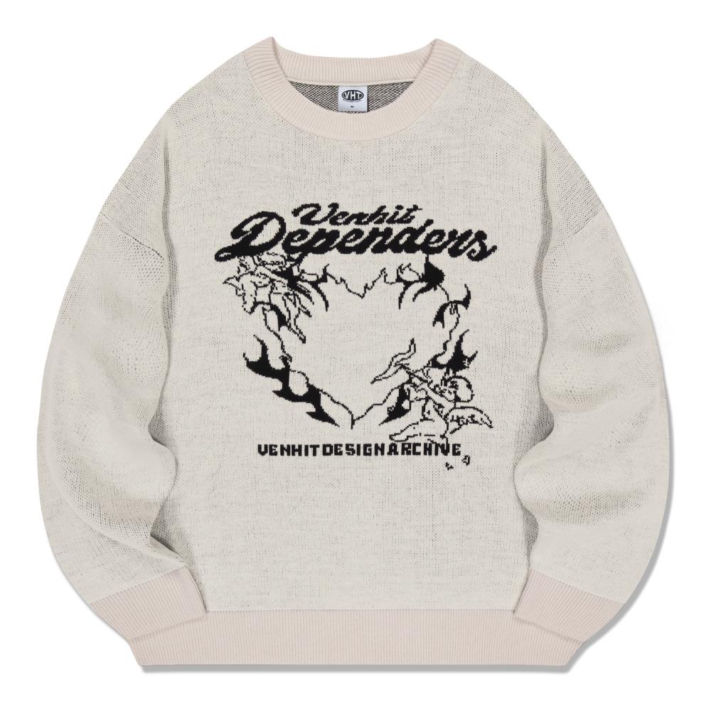 Benhit Dependers Jacquard Knit [Ivory] L