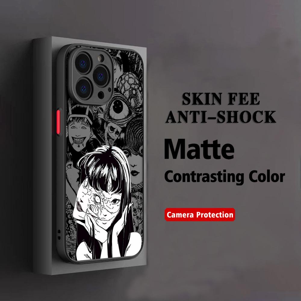 Junji Ito horror Hot comics Phone Case For Xiaomi Redmi Note 14 13 12 12S 11 11S 10 10S 9T 9S 8 7 Pro Plus 4G 5G Matte Clear