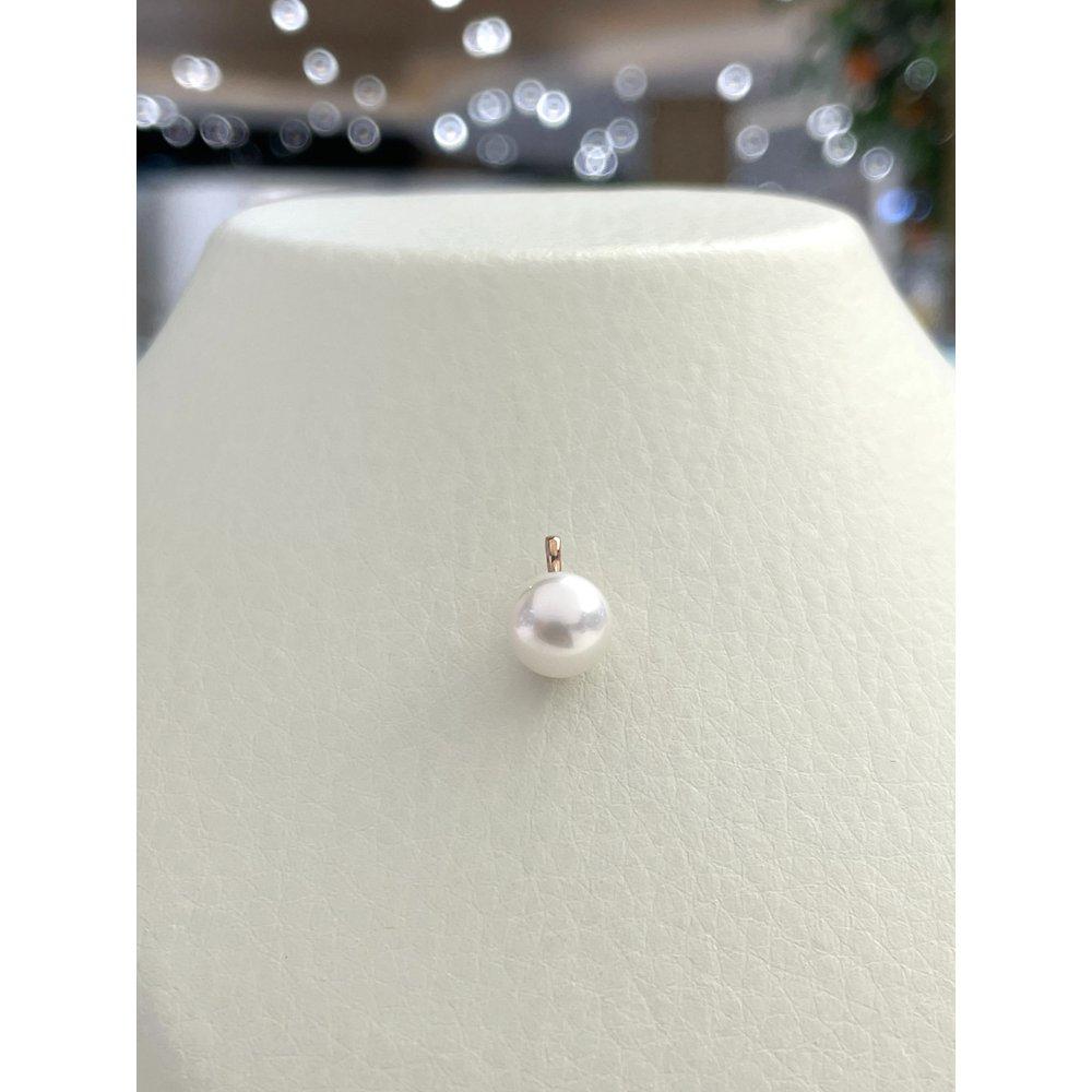 Roseedor Pearl Plain (Akoya 7.5) 14K Pearl Pendant 242300014