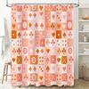 Shower Curtain Floral Vintage Waterproof Farmhouse Bathroom Decor Fabric Liner Sets