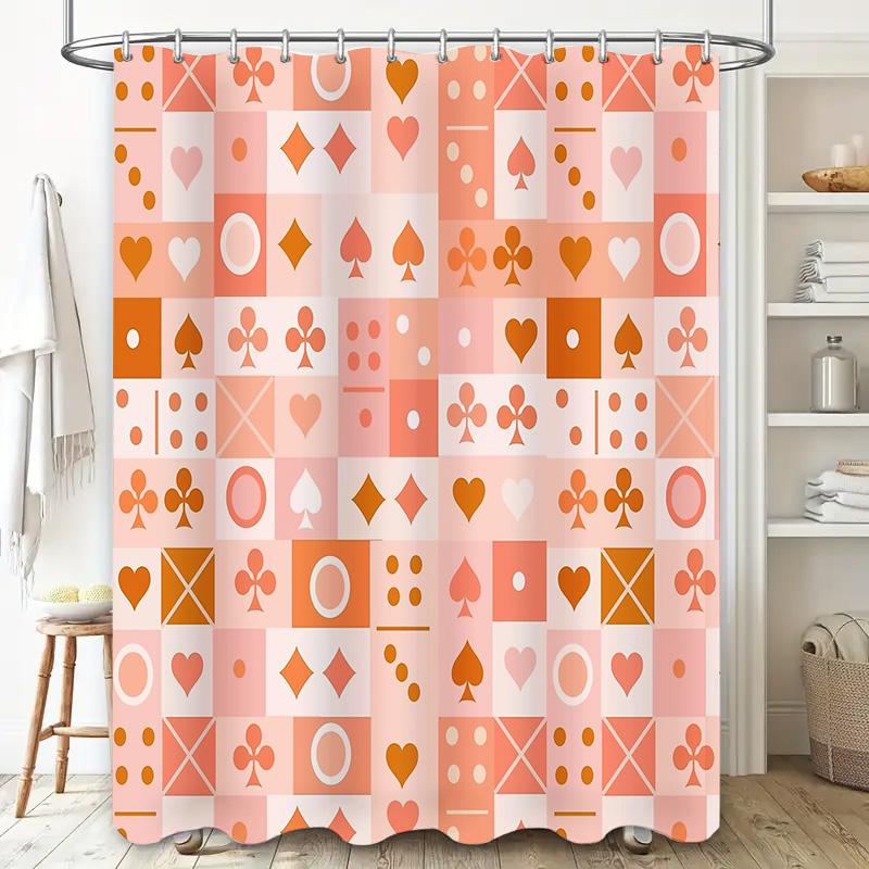 Shower Curtain Floral Vintage Waterproof Farmhouse Bathroom Decor Fabric Liner Sets