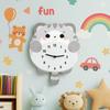 Unique Wall Clock Cat Shape Digital Clock Home Decoration Silent Clock  Bedroom
