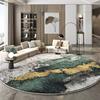 Covoare Minimaliste pentru Sufragerie Decor Cameră de Zi Lux Ușor Covor Rotund de Pluș High-end Covor Rotund Moale Pufoasă Covor Gri pentru Podea Acasă