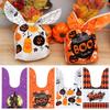 50Pcs Bat Party Supplies Pumpkin Rabbit Ear Baking Packaging Halloween Candy Bags Cookie Bag