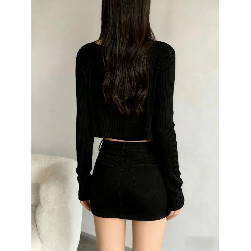 2026 New Slim-Fit Long-Sleeve Thin Cardigan and Camisole Two-Piece Casual Women's Set