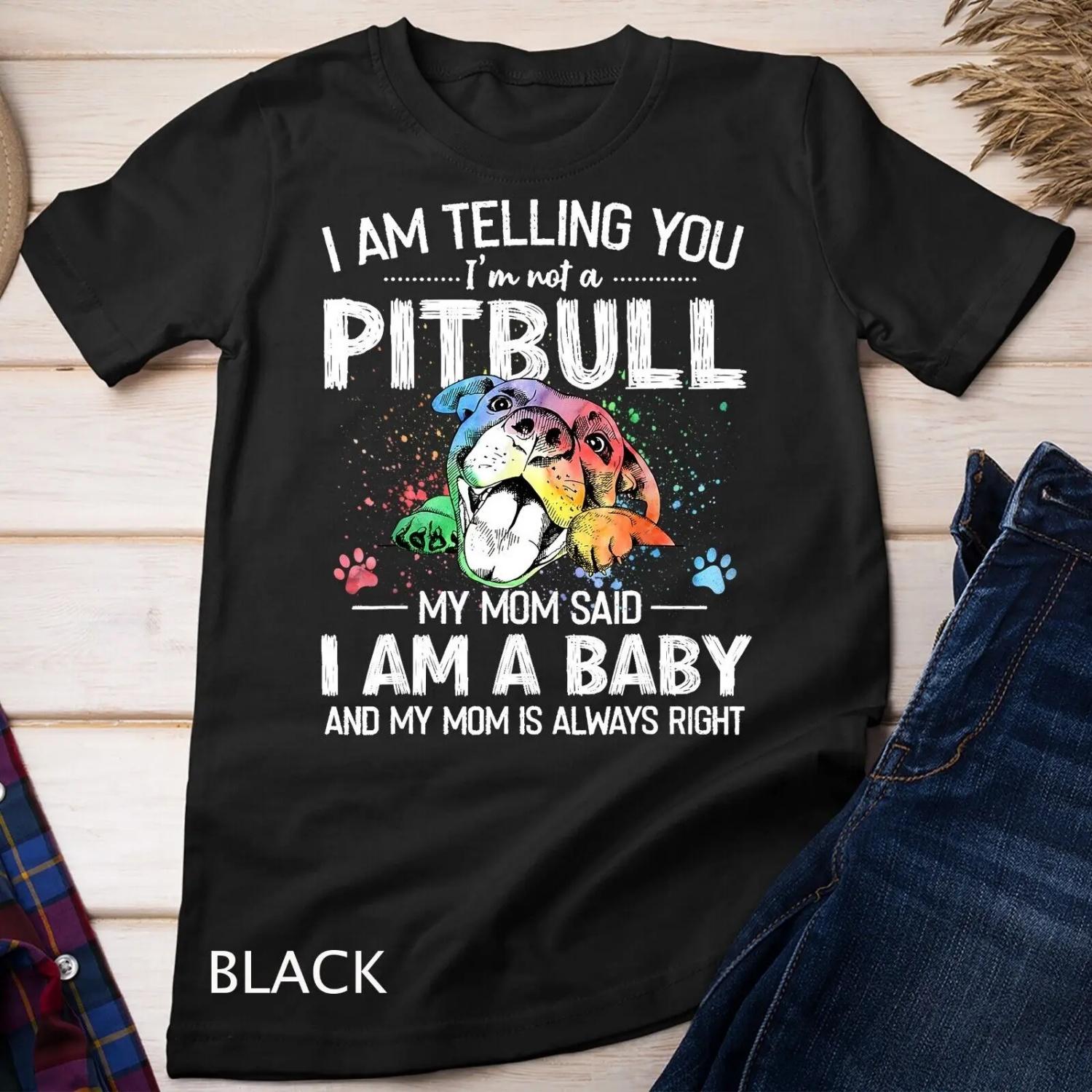 I Am Telling You I m Not A Pitbull Dog Owners s T Shirt S чёрный