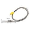 1/8" NPT Threade K-Type Thermocouple Stainless Steel ‑100 to 1250 ℃ Temperature Sensor 80mm Probe Compression Fittings