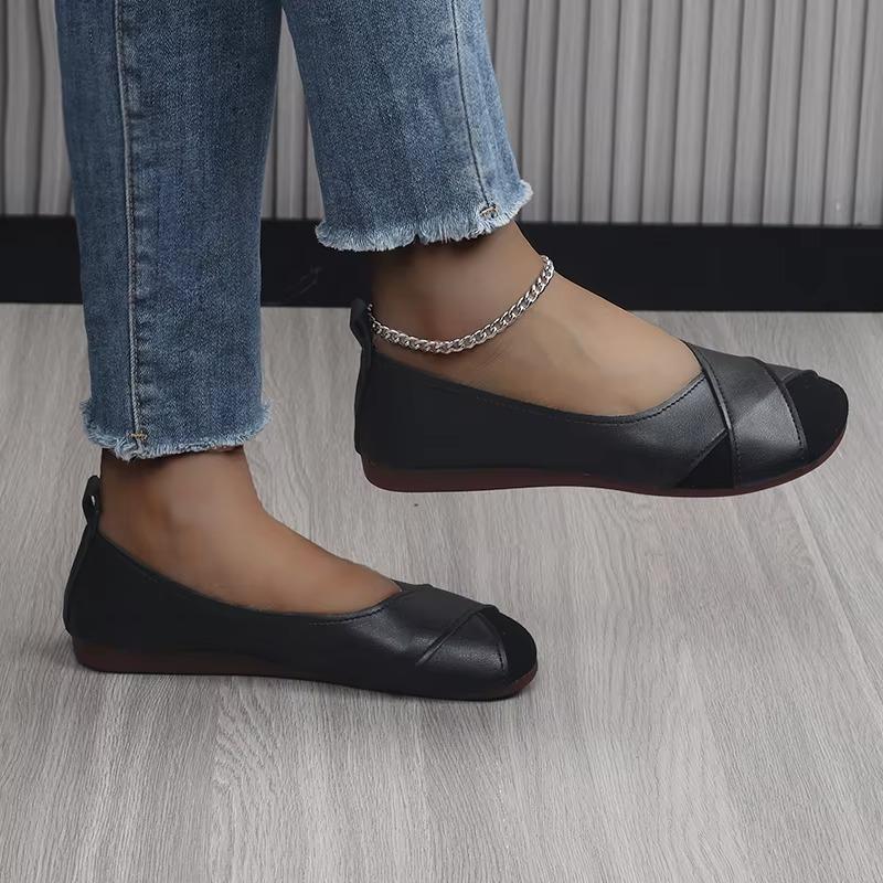 Fashion Women Trend Anti-slip Shallow Flats Shoes Casual Women Slip-on Comfortable Lightweight Spring Elegant Loafers Zapatos De Mujer