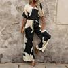2026 New Spring/Summer Women's Fashion Casual Printed Ladies' Suit