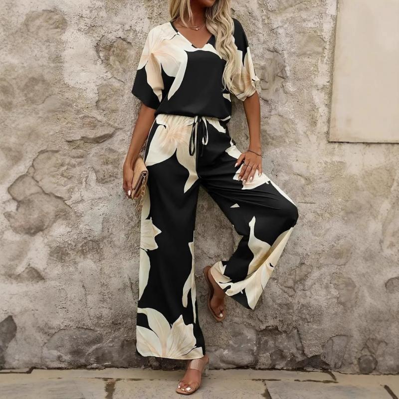 2026 New Spring/Summer Women's Fashion Casual Printed Ladies' Suit