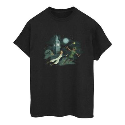 Peter Pan und Wendy Damen Großes Ben Wolken Baumwolle Boyfriend T-Shirt