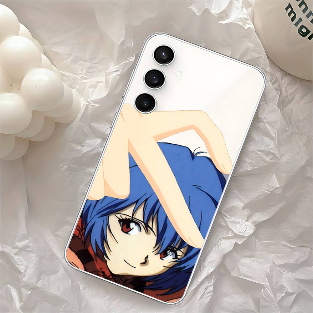 

Cute N-Neon Genesis Evangelion Phone Case For Samsung Galaxy Transparent Cover A52 A12 A51 S21 Edge S22ULTRA S23 S24 S20LITE Plu A52