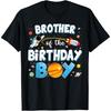 Brother Of The Birthday Boy Astronaut Family Space Planets T-Shirt